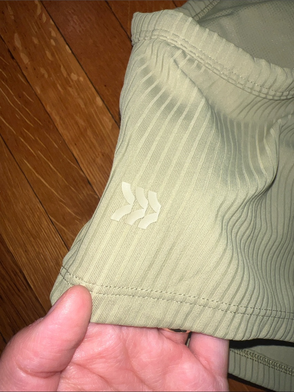 Light Green All In Motion Ribbed Tank - Picture 5 of 7
